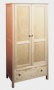 Šatní skříň NATUR, hloubka 45 cm, č. 095
