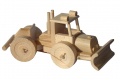 Dřevěný traktor na dřevo - lakatoš
